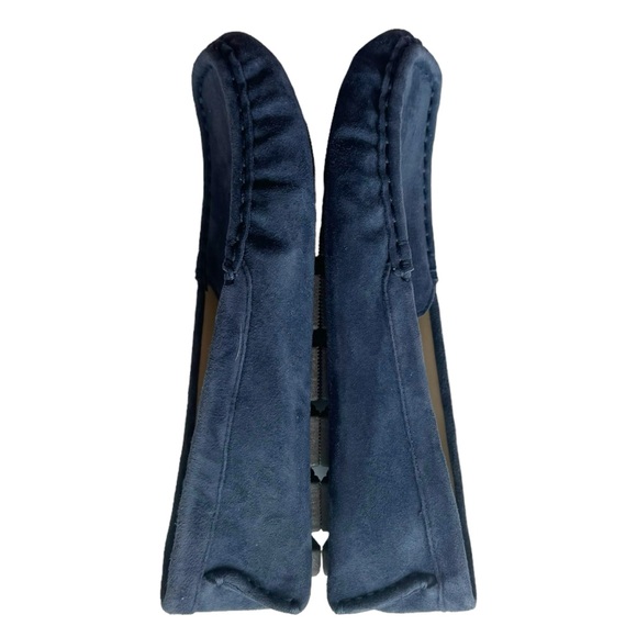 Janie and Jack Navy Blue Suede Driving Shoes Loafers | 3 K NWOT - Picture 4 of 13